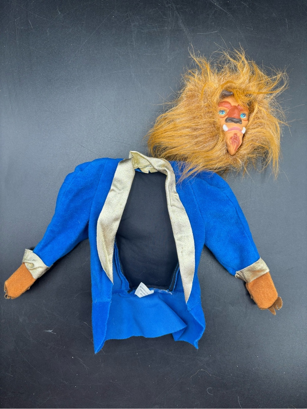 Vintage Mattel Disney 1991 Beauty Beast Barbie Ken Doll Costume Accessories